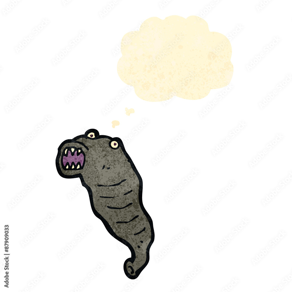 retro cartoon leech retro cartoon leech