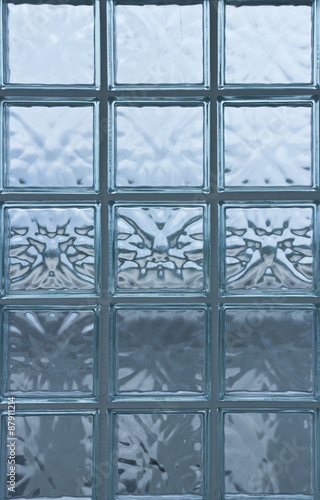 Pattern of Glass Block Wall
