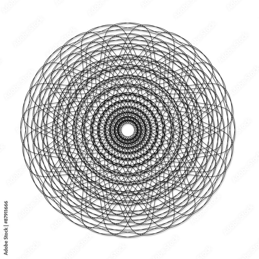 Infinity black and white concept isolated on white background Infinity black and white concept isolated on white background