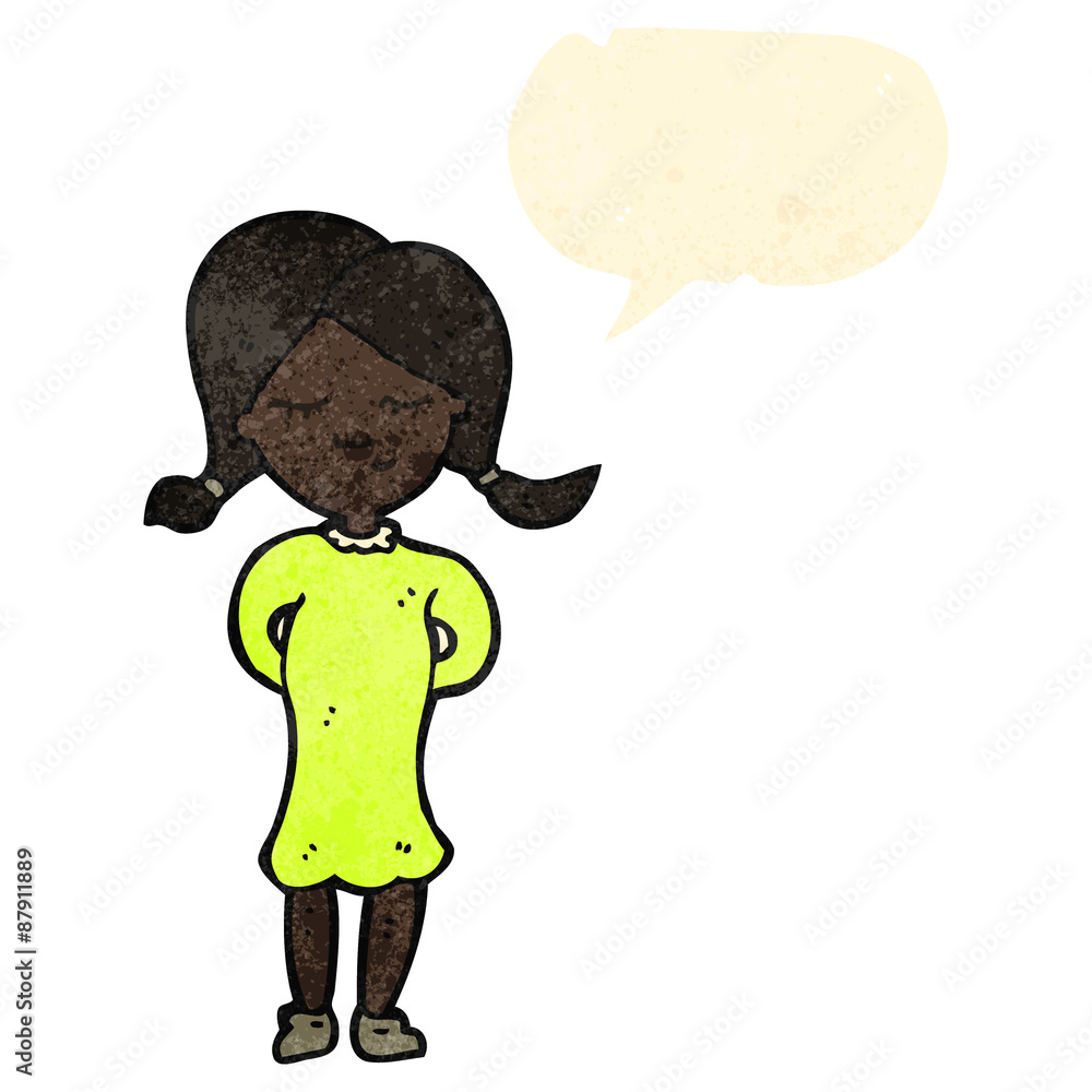 retro cartoon woman with speech bubble retro cartoon woman with speech bubble