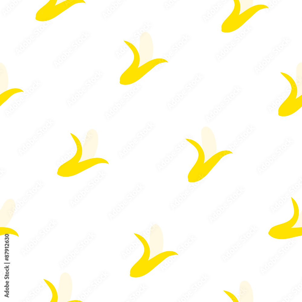 Banana seamless background. Banana seamless background.