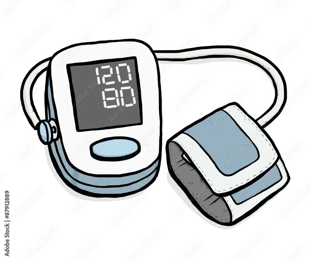 blood pressure monitoring Stock Vector | Adobe Stock