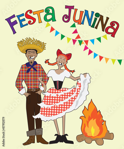 Vector illustration for Festa Junina