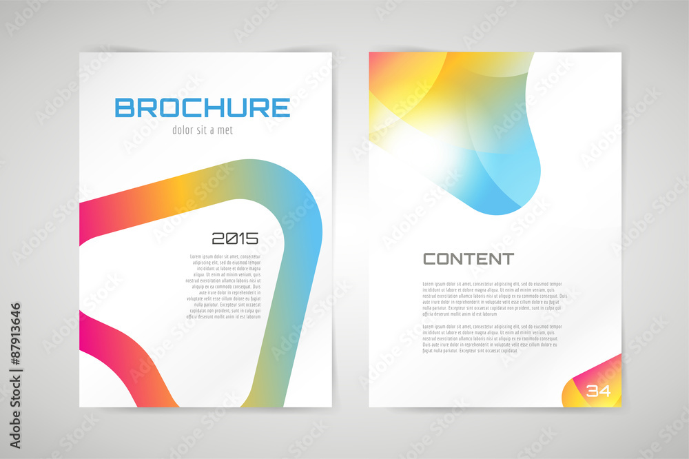 Vector brochure template. Abstract arrow design and creative Vector brochure template. Abstract arrow design and creative