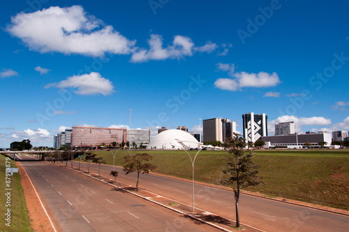 Skyline of Brasilia, the Capital City of Brazil