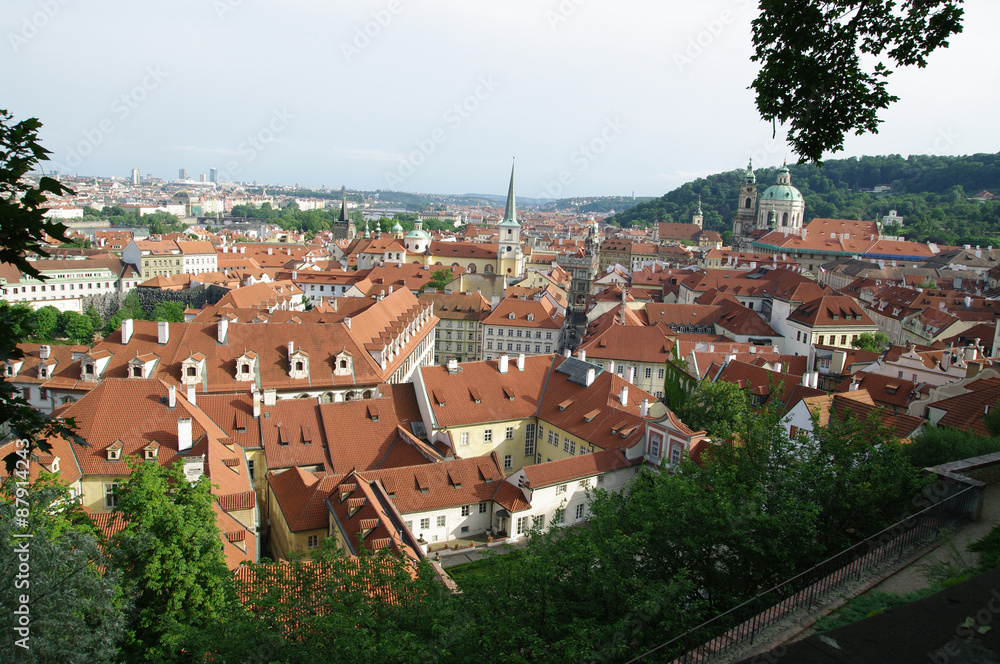 panorama of Prague is Prague Hill