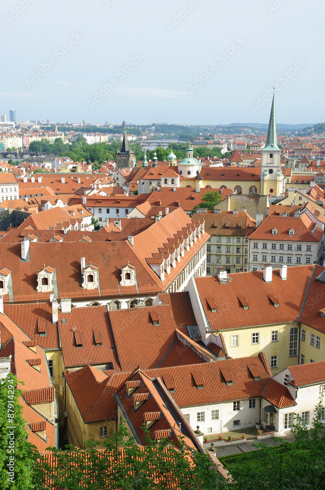 panorama of Prague is Prague Hill panorama of Prague is Prague Hill
