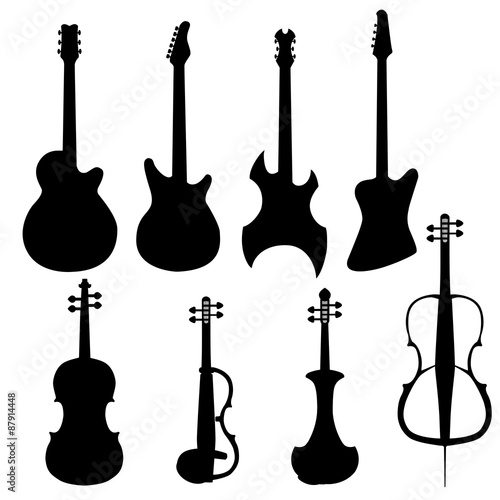 Set of string instruments