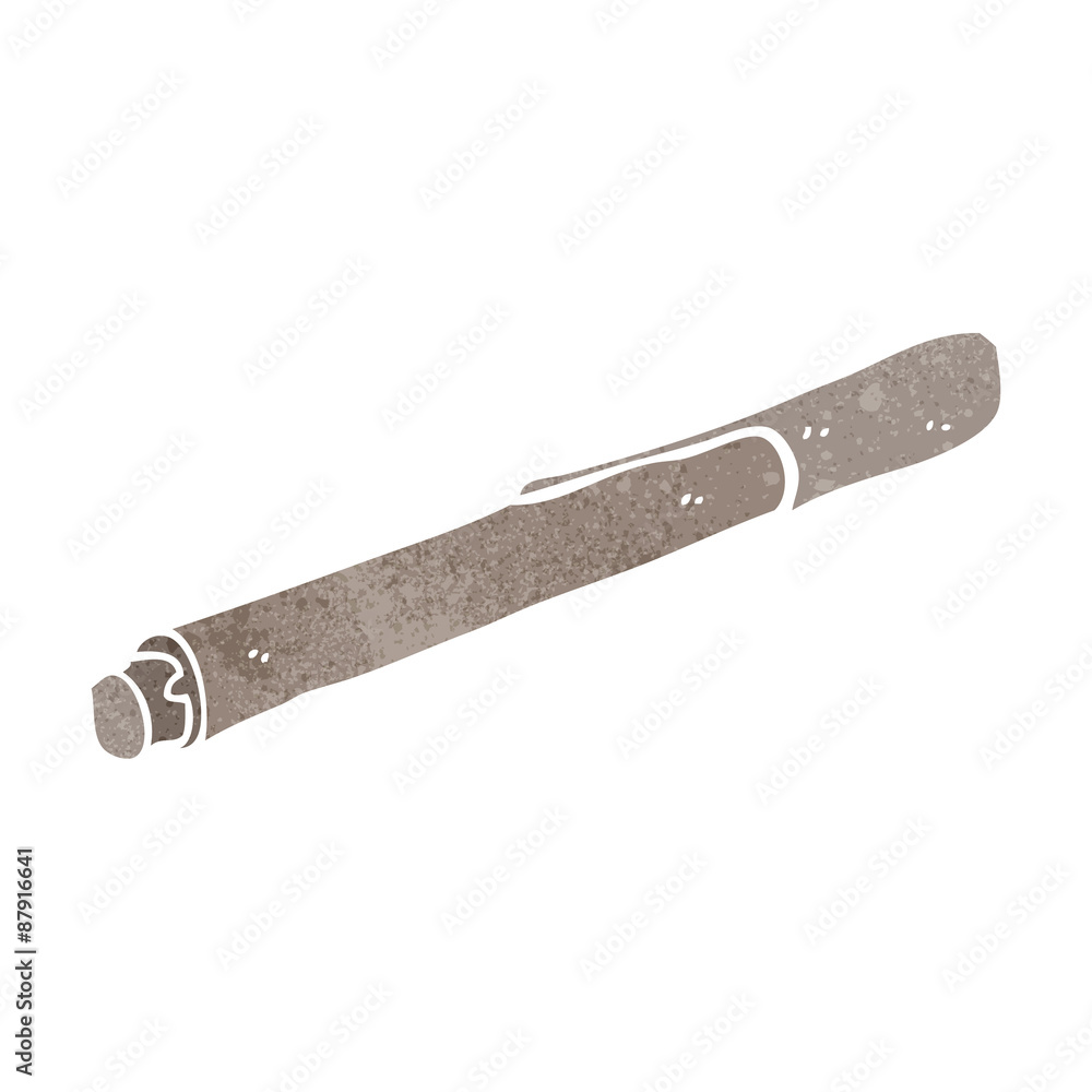 retro cartoon marker pen