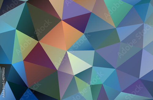Abstract geometric background consists of triangles