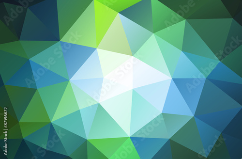 Abstract geometric background consists of triangles