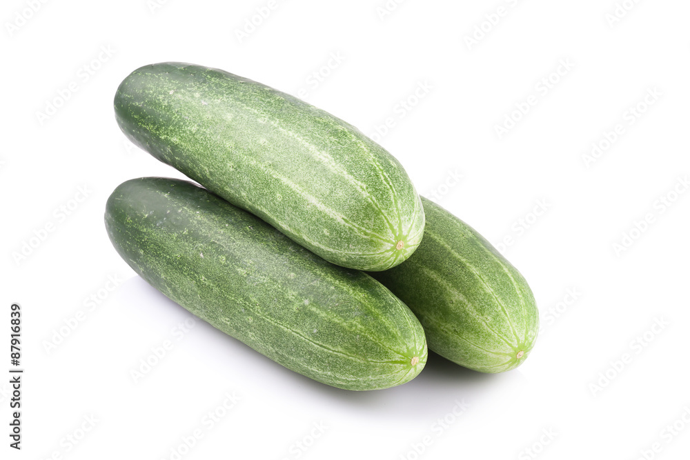 Cucumber isolated on white background Cucumber isolated on white background
