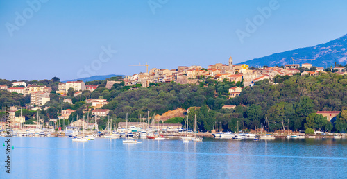Fototapeta Naklejka Na Ścianę i Meble -  Porto-Vecchio, coastal cityscape, Corsica island