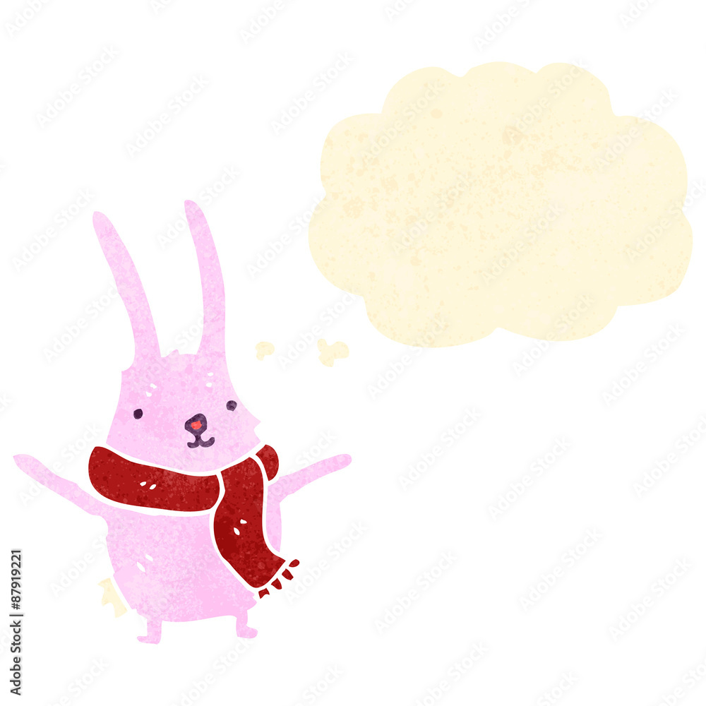 retro cartoon cute bunny rabbit retro cartoon cute bunny rabbit