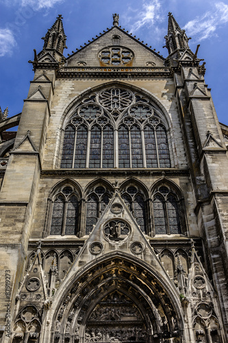 Meaux Cathedral  Saint - Etienne de Meaux  1180 . Meaux  France.