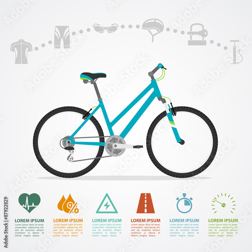 bike riding infographic