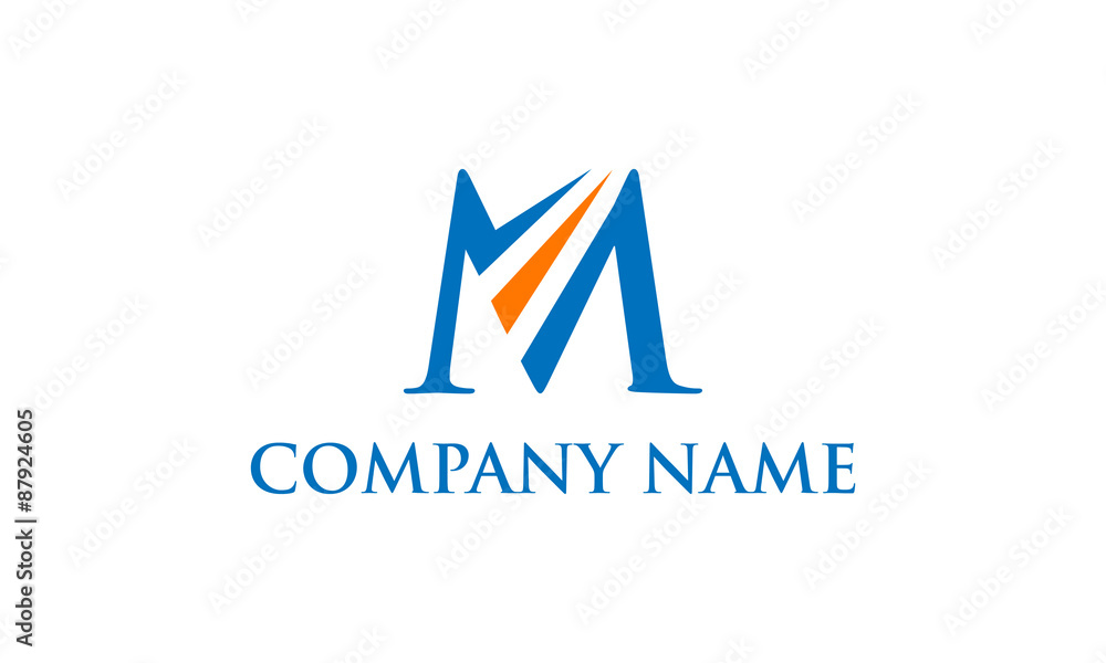 M, m letter, finance, vector, logo, design M, m letter, finance, vector, logo, design