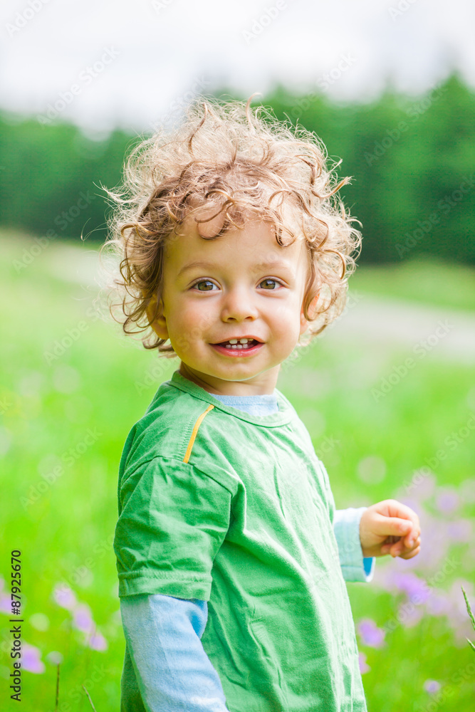 1 year old baby boy portrait