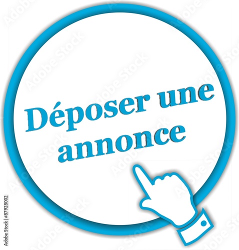 bouton déposer une annonce