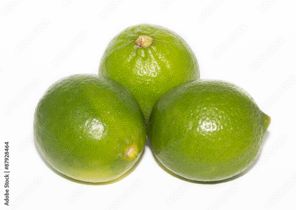 limes isolated limes isolated