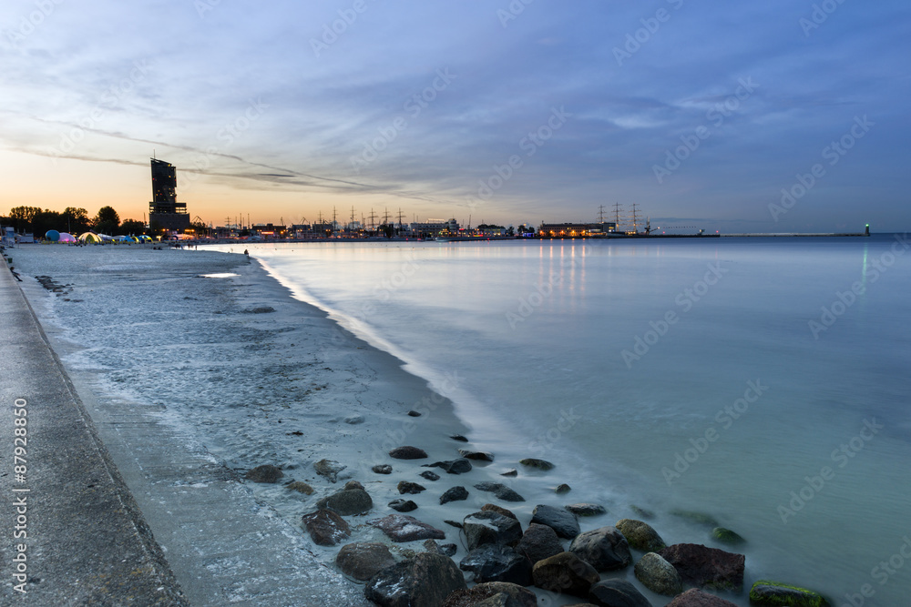 Obraz premium Marina by night