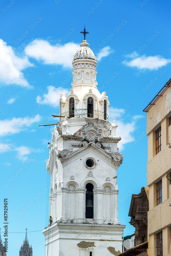 Fototapeta premium White Church Spire