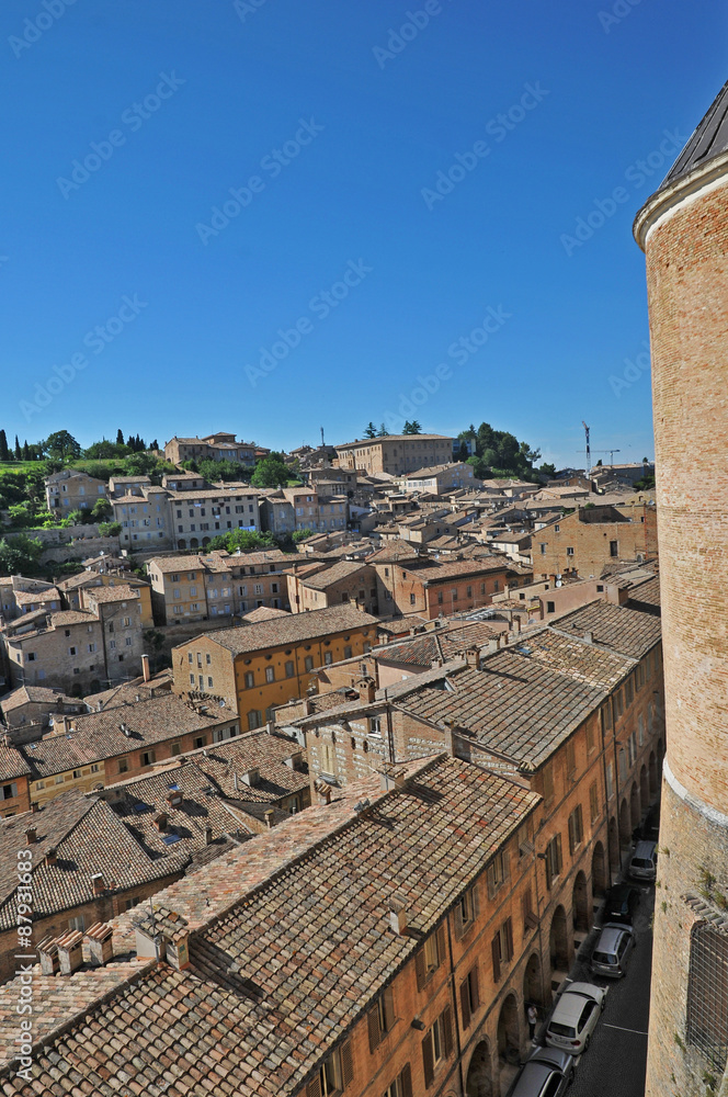 Urbino, la città dal Palazzo Ducale - Marche