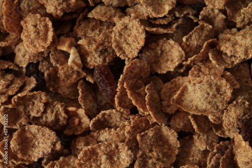 Tło płatki śniadaniowe