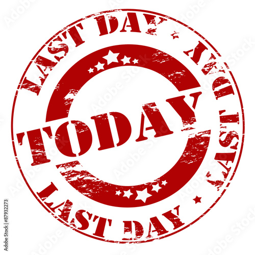 Last day today