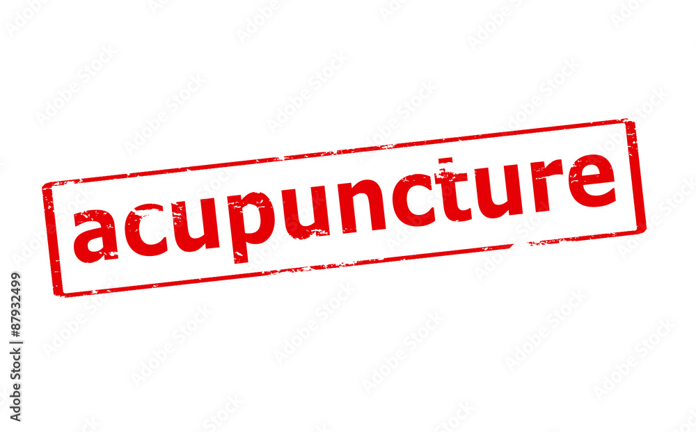 Fototapeta premium Acupuncture