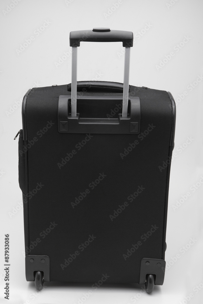 Black suitcase isolated on white background Black suitcase isolated on white background