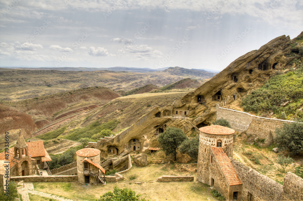 the monastery of David Gareja in Georgia