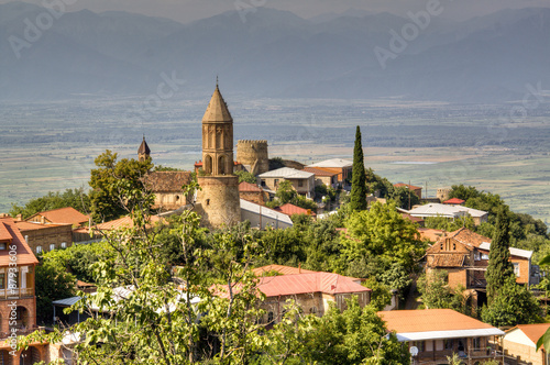 View over the town of Sighnaghi, Georgia
 photo