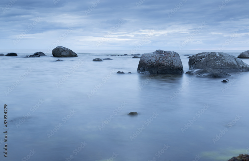Calm Ocean with Rocks Calm Ocean with Rocks