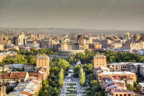 View over the city of Yerevan, Armenia
 photo