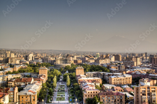 View over the city of Yerevan, Armenia
