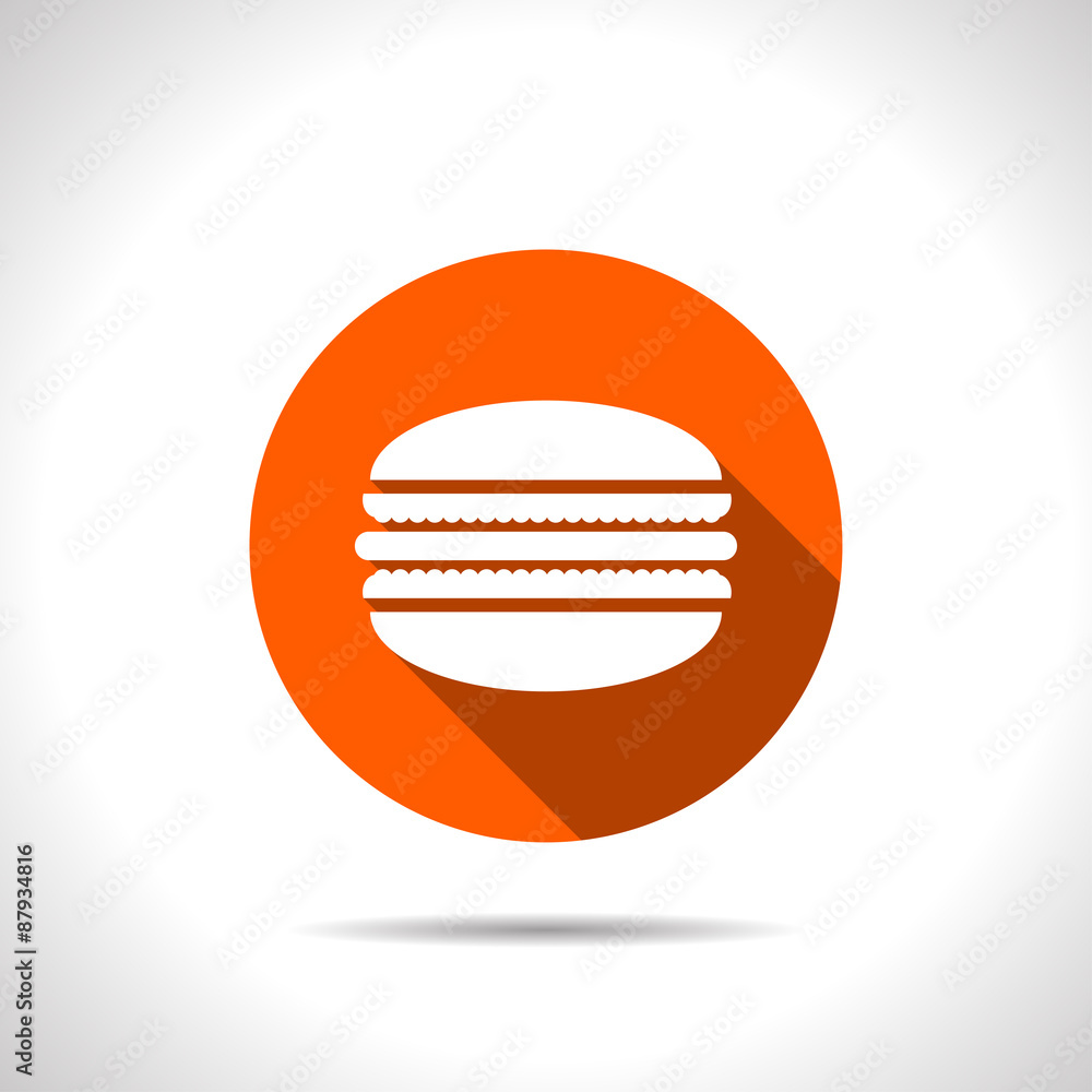 Vector macaroon icon. Food icon. Eps10 Vector macaroon icon. Food icon. Eps10