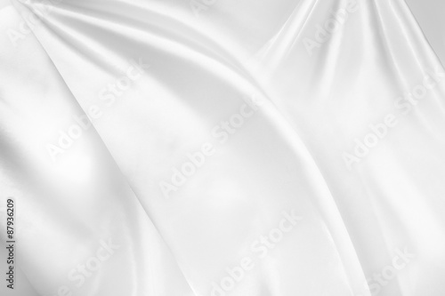 White silk material texture background