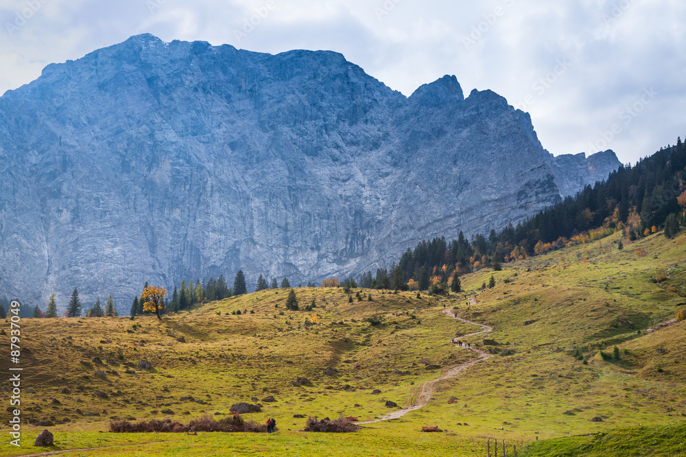 Autumn landscape in the Alps. Austria, Tirol
