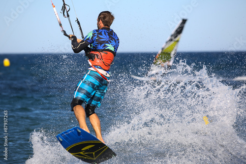 Obraz na płótnie kitesurf