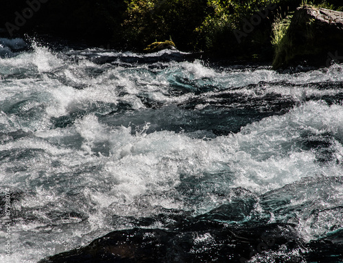 River Rapids in a Stream in the Oregon Cascade Mountains