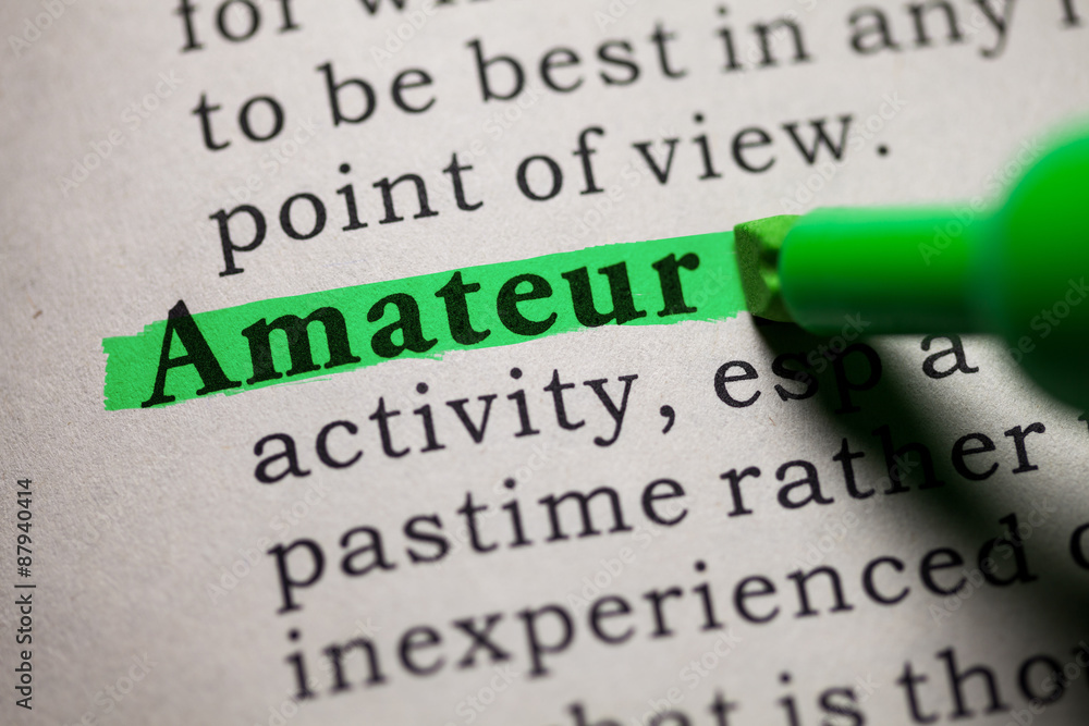 Obraz premium amateur