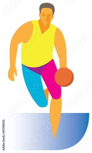 Attack.Forward basketball