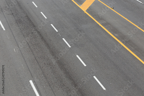 Road lines pattern