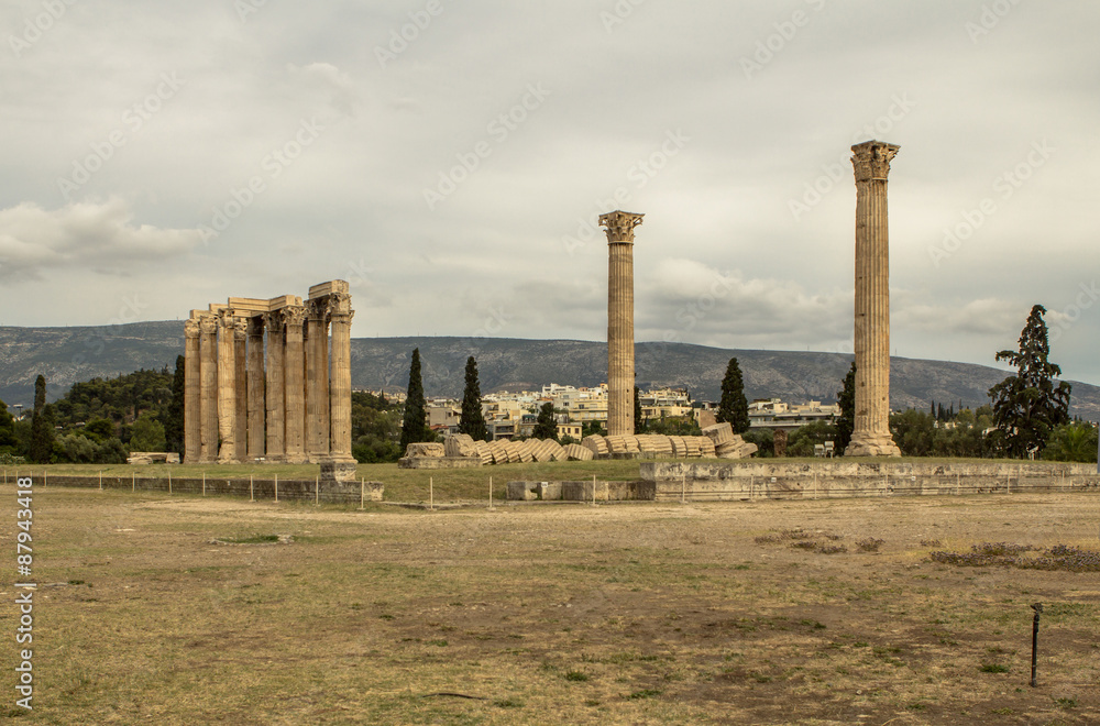 The Temple of Olympian Zeus (Columns of Olympian Zeus)