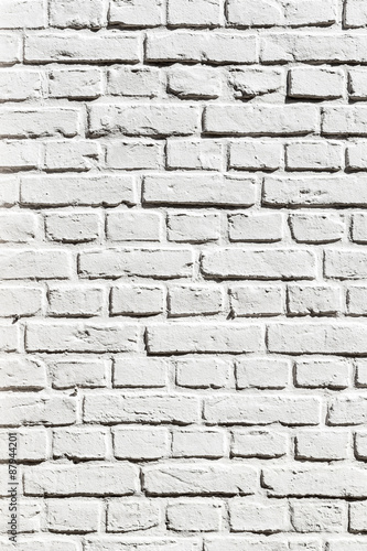  fragment of white brick wall