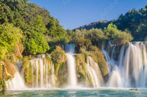 Fototapeta Naklejka Na Ścianę i Meble -  Krka river waterfalls, Dalmatia, Croatia
