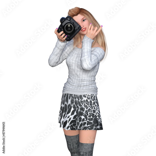 女性カメラマン © tsuneomp