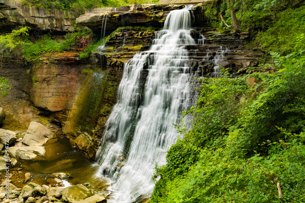 Brandywine Falls in Cuyahoga National Park Ohio Brandywine Falls in Cuyahoga National Park Ohio