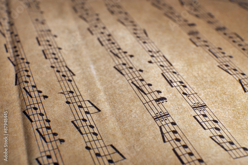 Music sheet background